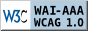 WCAG 1.0 AAA Compliance Logo